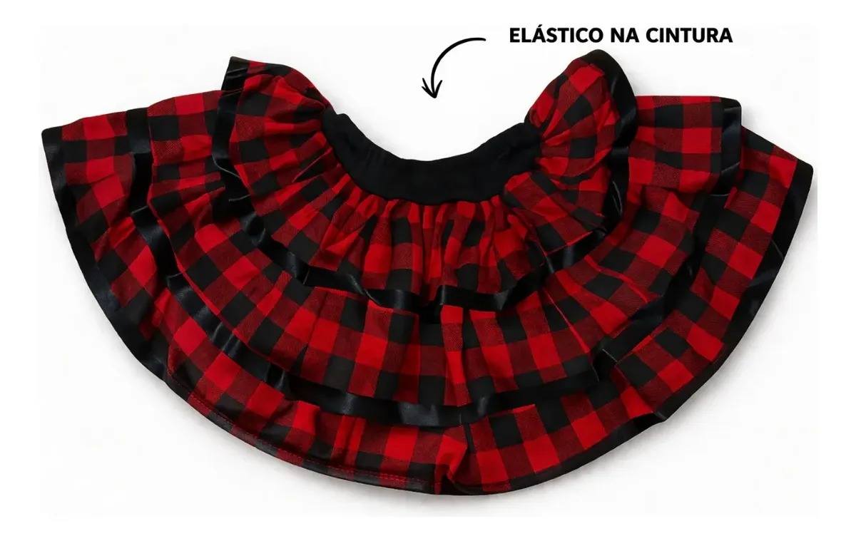SAIA XADREZ FLANELA ADULTO